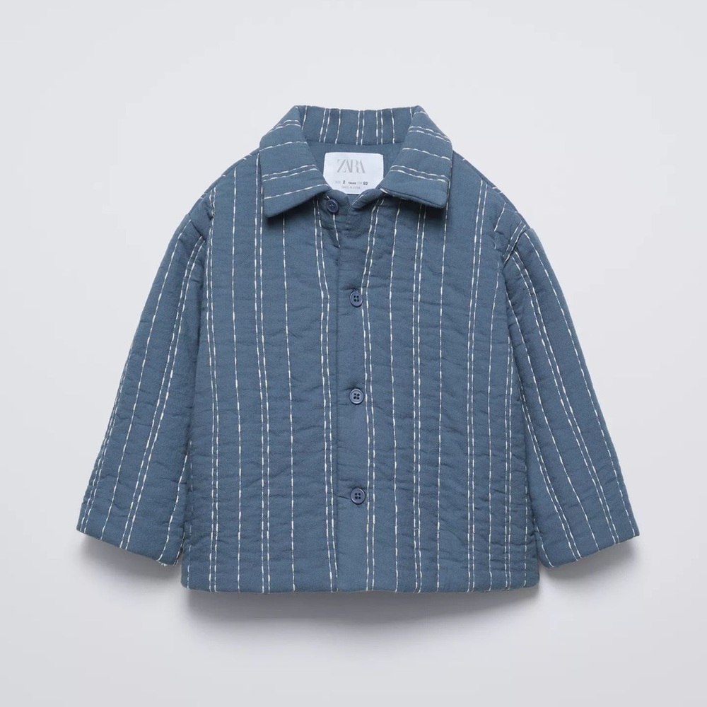 ZARA Embroidered Quilted Jacket (2T)